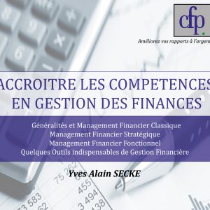 livre accroitre compétence gestion finance CFP yaoundé