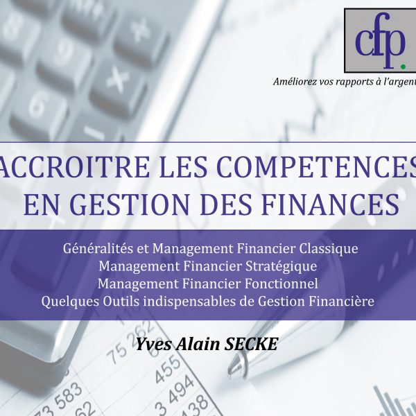 livre accroitre compétence gestion finance CFP yaoundé